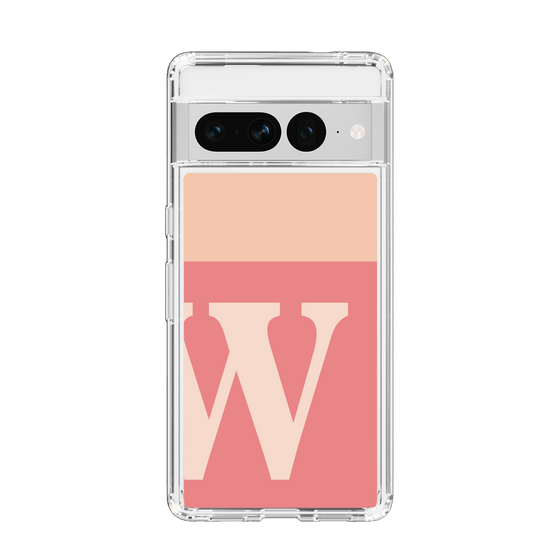 Slim Protection Case［ Original - initial two tone - W pink ］