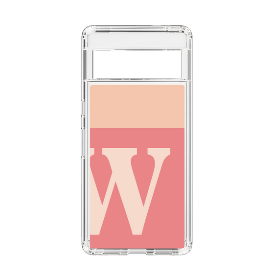 Slim Protection Case［ Original - initial two tone - W pink ］