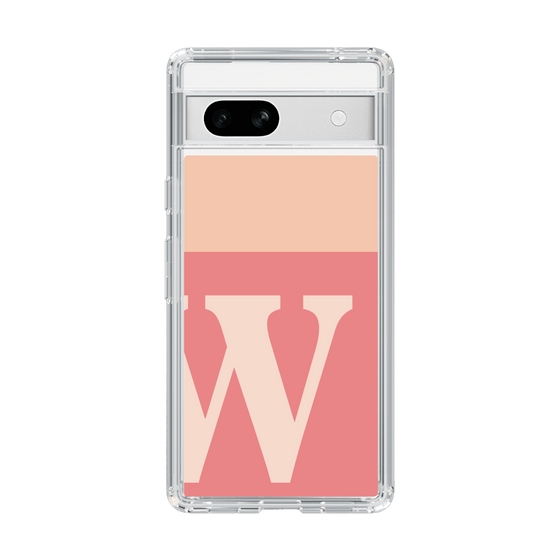 Slim Protection Case［ Original - initial two tone - W pink ］