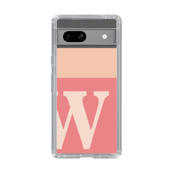 Slim Protection Case［ Original - initial two tone - W pink ］