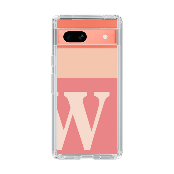 Slim Protection Case［ Original - initial two tone - W pink ］