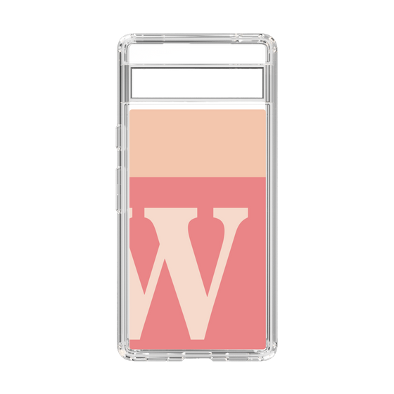Slim Protection Case［ Original - initial two tone - W pink ］