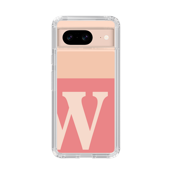 Slim Protection Case［ Original - initial two tone - W pink ］