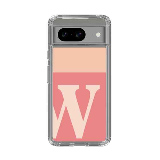 Slim Protection Case［ Original - initial two tone - W pink ］