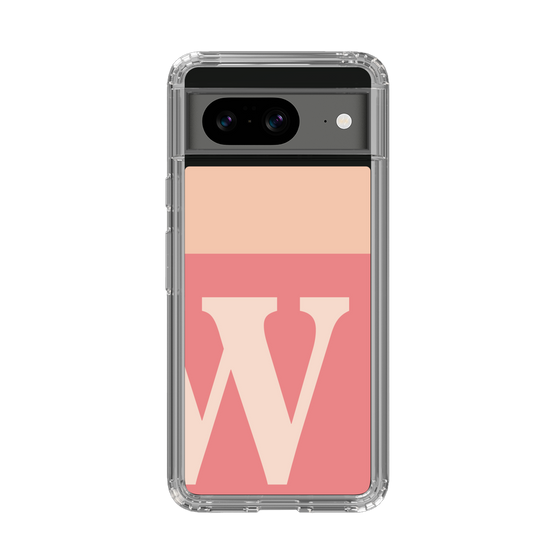 Slim Protection Case［ Original - initial two tone - W pink ］