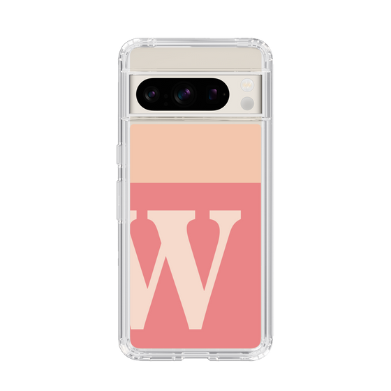 Slim Protection Case［ Original - initial two tone - W pink ］