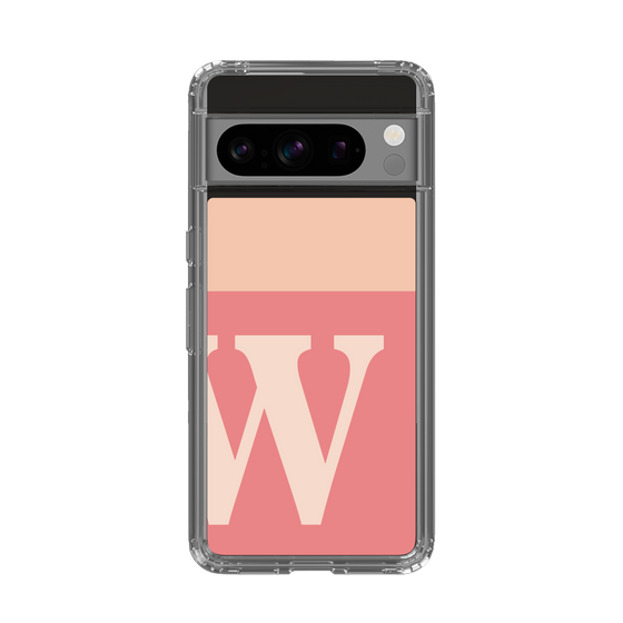 Slim Protection Case［ Original - initial two tone - W pink ］