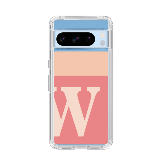 Slim Protection Case［ Original - initial two tone - W pink ］