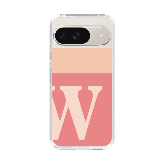 Slim Protection Case［ Original - initial two tone - W pink ］