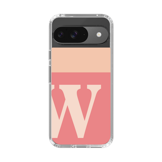 Slim Protection Case［ Original - initial two tone - W pink ］