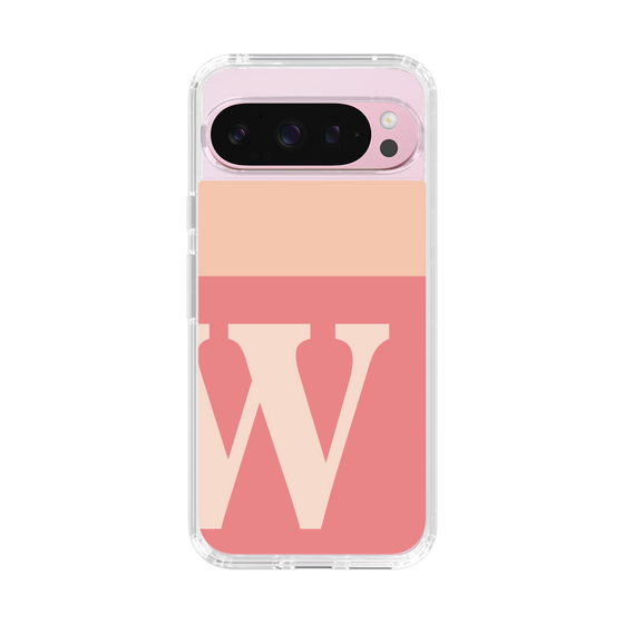 Slim Protection Case［ Original - initial two tone - W pink ］