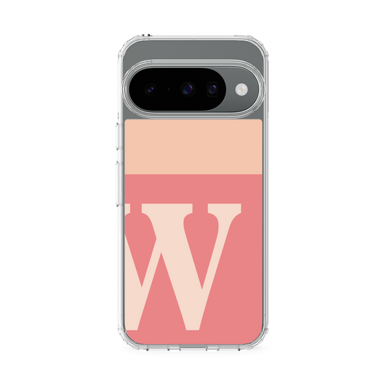 Slim Protection Case［ Original - initial two tone - W pink ］