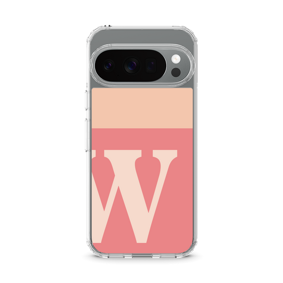 Slim Protection Case［ Original - initial two tone - W pink ］