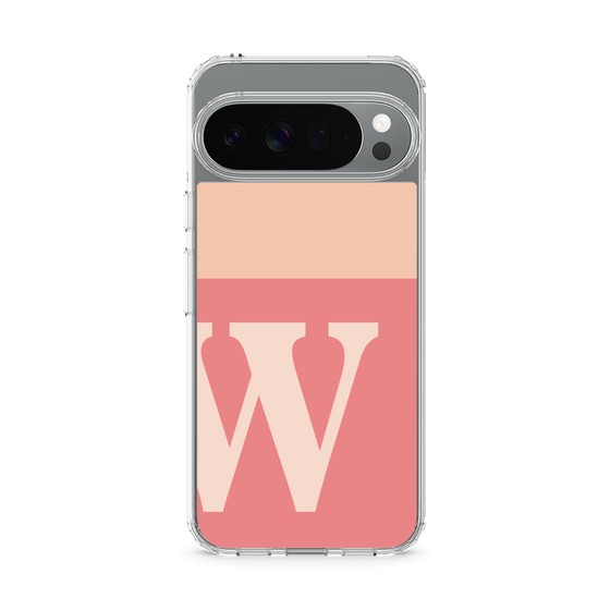Slim Protection Case［ Original - initial two tone - W pink ］