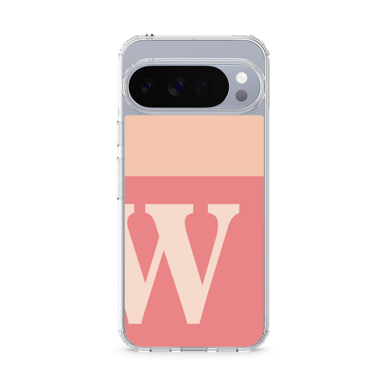 Slim Protection Case［ Original - initial two tone - W pink ］