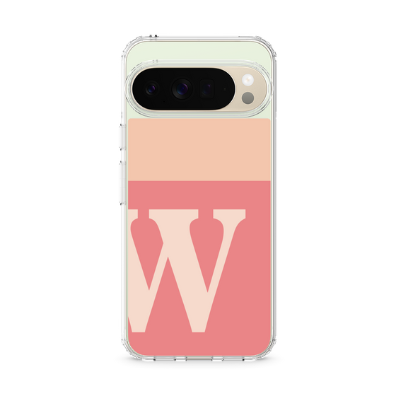 Slim Protection Case［ Original - initial two tone - W pink ］