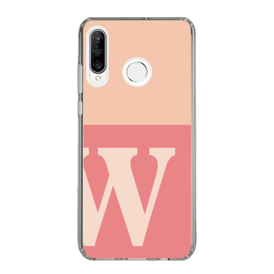 Slim Protection Case［ Original - initial two tone - W pink ］