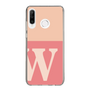 Slim Protection Case［ Original - initial two tone - W pink ］