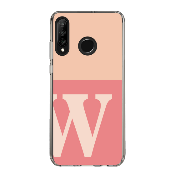 Slim Protection Case［ Original - initial two tone - W pink ］