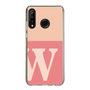 Slim Protection Case［ Original - initial two tone - W pink ］