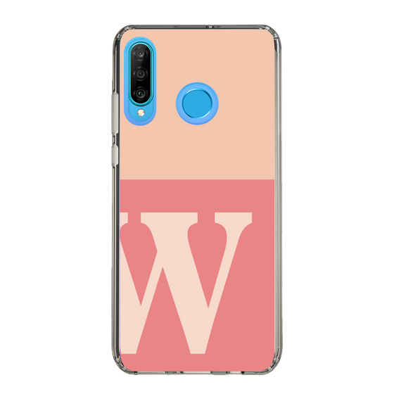 Slim Protection Case［ Original - initial two tone - W pink ］