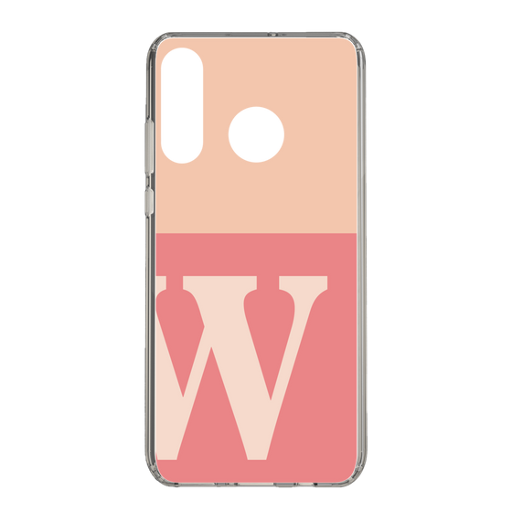 Slim Protection Case［ Original - initial two tone - W pink ］