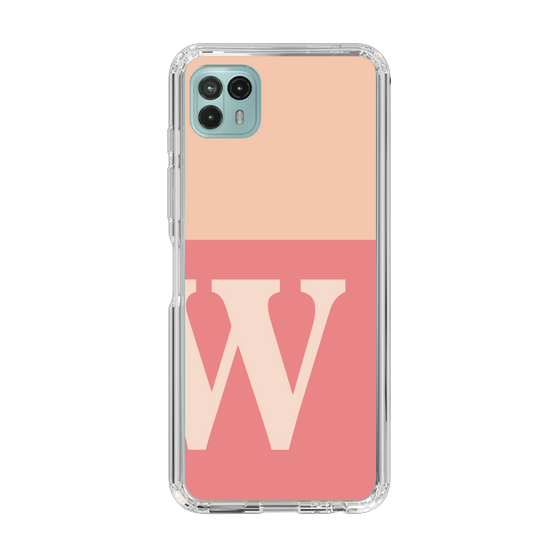 Slim Protection Case［ Original - initial two tone - W pink ］