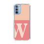 Slim Protection Case［ Original - initial two tone - W pink ］