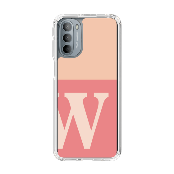 Slim Protection Case［ Original - initial two tone - W pink ］
