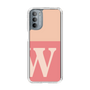 Slim Protection Case［ Original - initial two tone - W pink ］