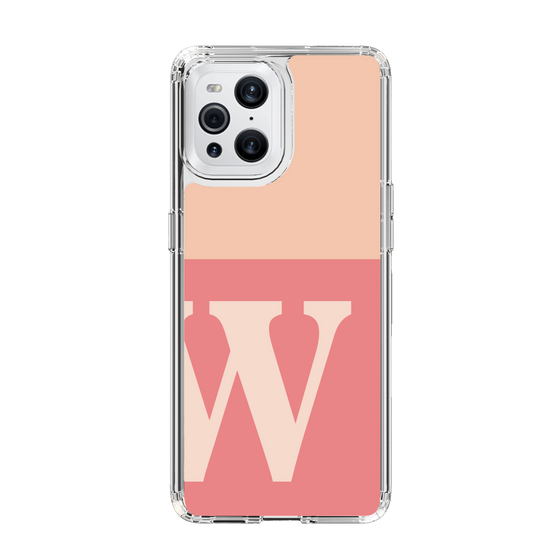 Slim Protection Case［ Original - initial two tone - W pink ］
