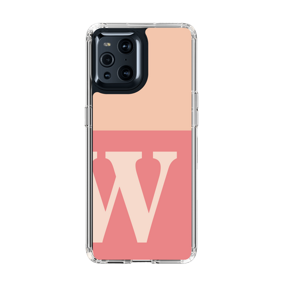 Slim Protection Case［ Original - initial two tone - W pink ］