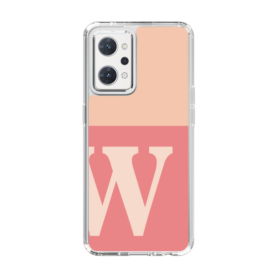 Slim Protection Case［ Original - initial two tone - W pink ］