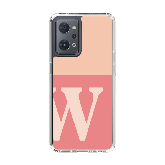 Slim Protection Case［ Original - initial two tone - W pink ］