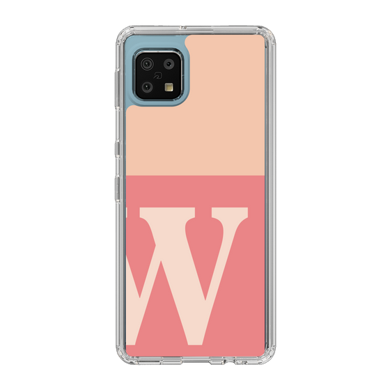 Slim Protection Case［ Original - initial two tone - W pink ］