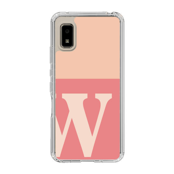 Slim Protection Case［ Original - initial two tone - W pink ］