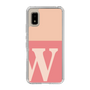 Slim Protection Case［ Original - initial two tone - W pink ］