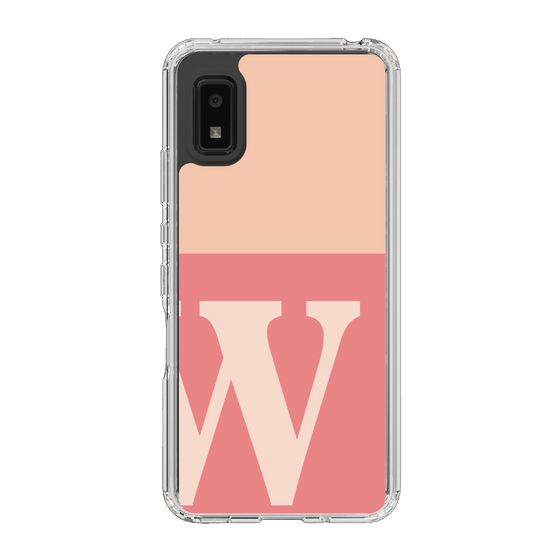 Slim Protection Case［ Original - initial two tone - W pink ］