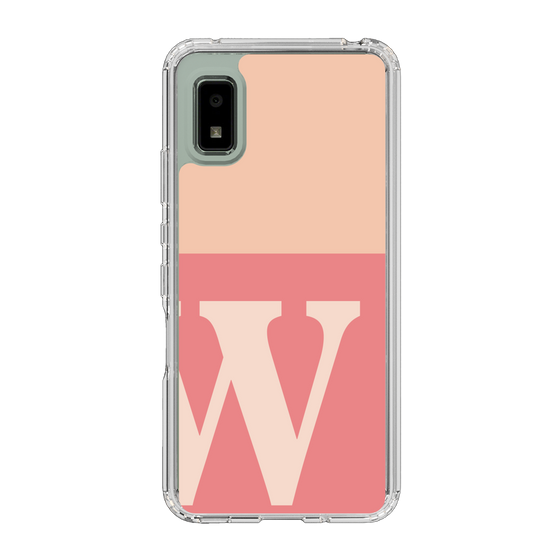 Slim Protection Case［ Original - initial two tone - W pink ］