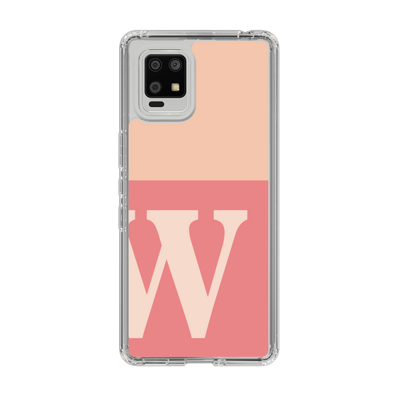 Slim Protection Case［ Original - initial two tone - W pink ］