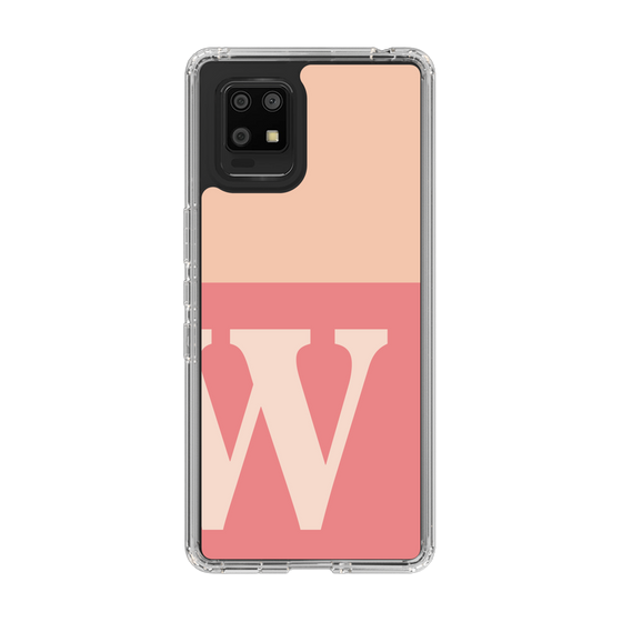 Slim Protection Case［ Original - initial two tone - W pink ］