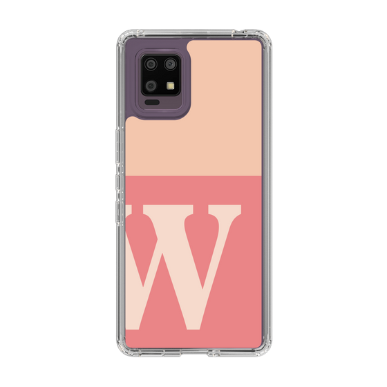 Slim Protection Case［ Original - initial two tone - W pink ］