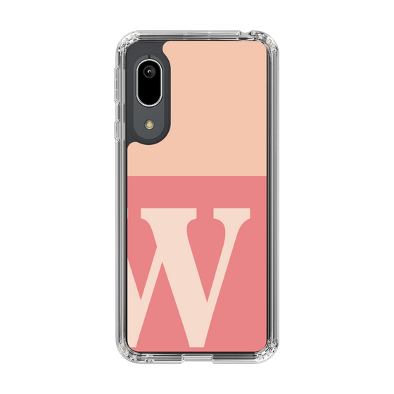 Slim Protection Case［ Original - initial two tone - W pink ］