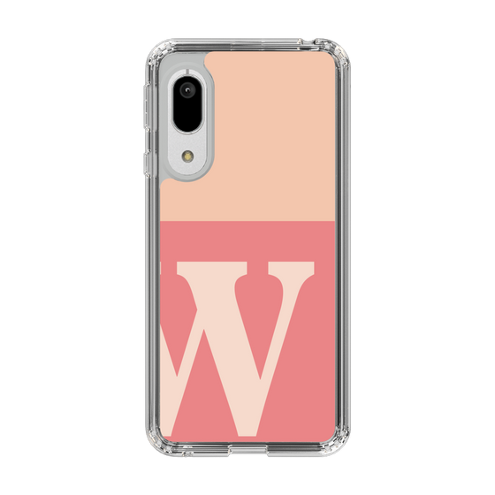 Slim Protection Case［ Original - initial two tone - W pink ］