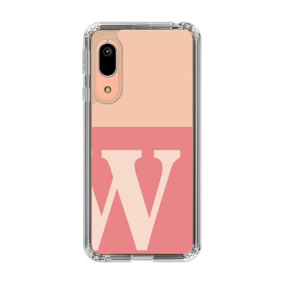 Slim Protection Case［ Original - initial two tone - W pink ］