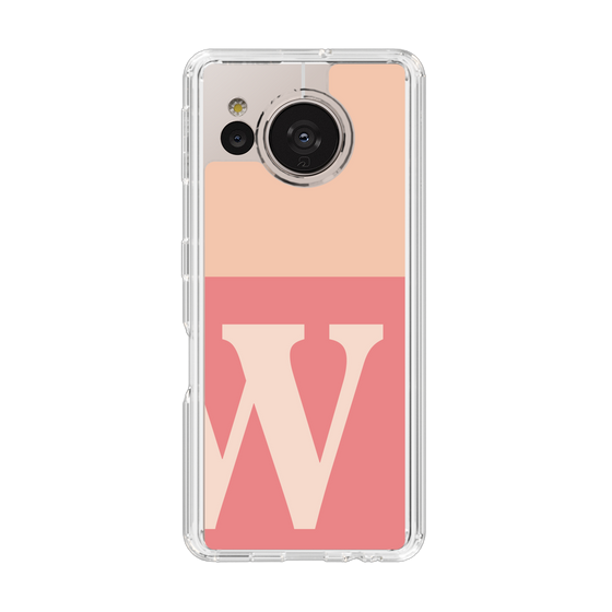 Slim Protection Case［ Original - initial two tone - W pink ］