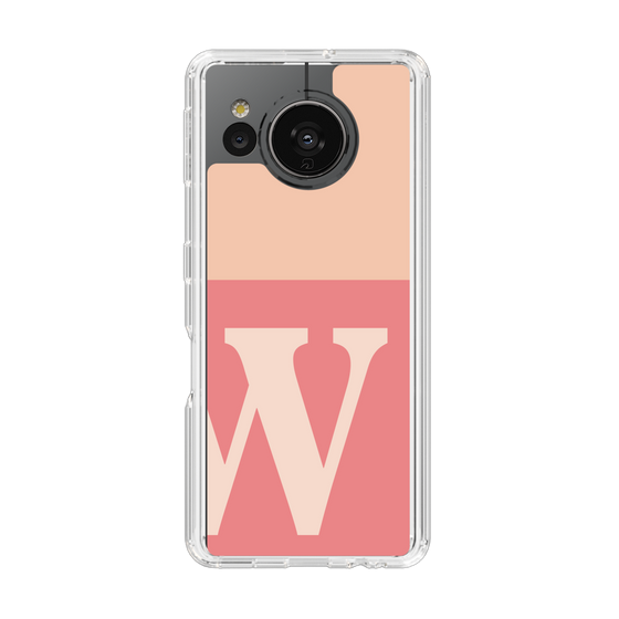 Slim Protection Case［ Original - initial two tone - W pink ］