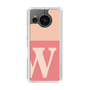 Slim Protection Case［ Original - initial two tone - W pink ］
