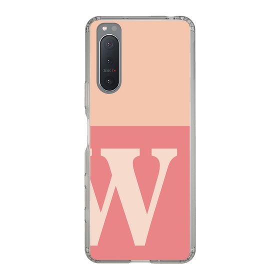 Slim Protection Case［ Original - initial two tone - W pink ］