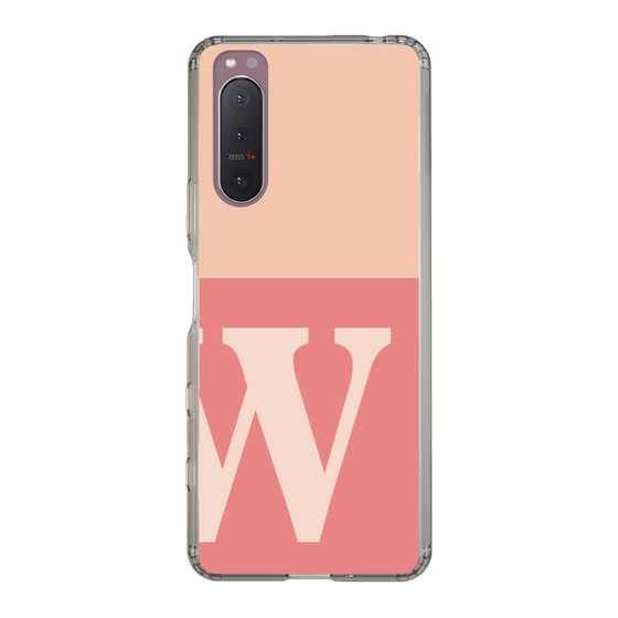 Slim Protection Case［ Original - initial two tone - W pink ］